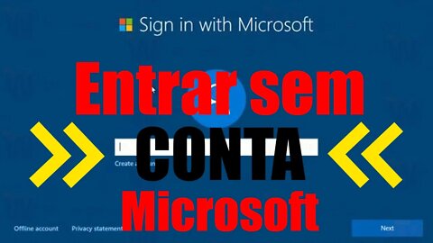 Como mudar login conta microsoft para conta local