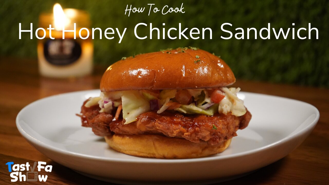 How To Cook Hot Honey Chicken Sandwich | Chicken Sandwich Recipe |