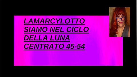 SIAMO NEL CICLO DELLA LUNA