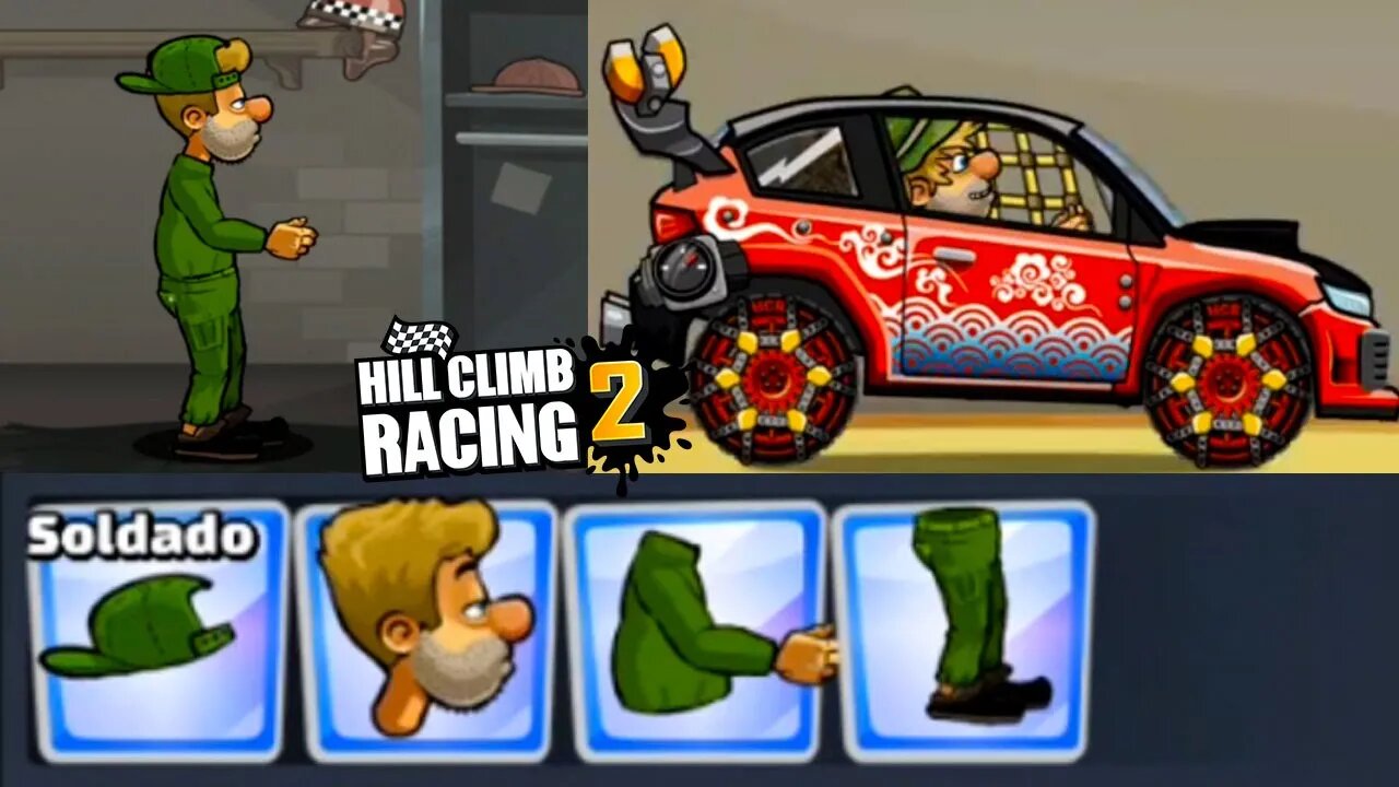 Desbloqueando o Soldado no Hill Climb Racing 2