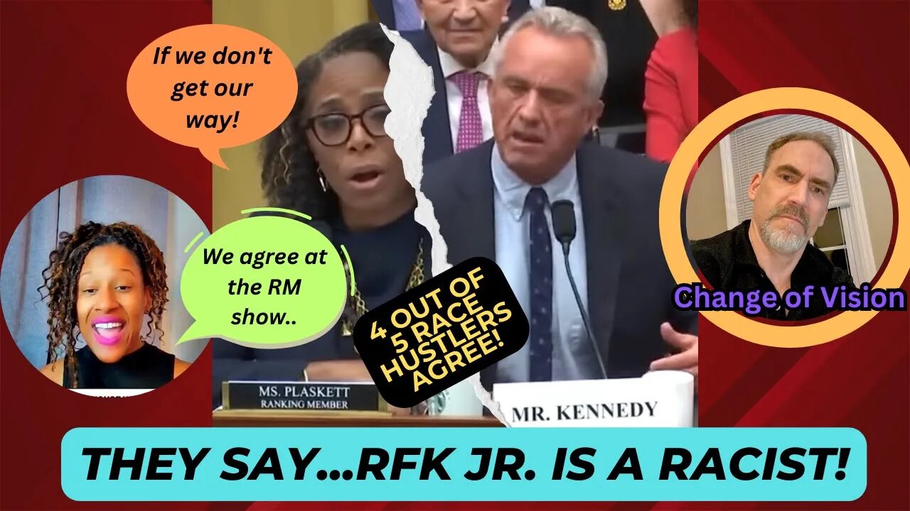 So now RFK Jr. is a racist....according to the race hustlers!