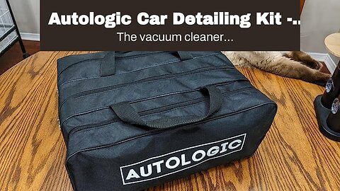 Autologic Car Detailing Kit - 26-Piece Exterior & Interior Car Cleaning Kit - Vacuum Cleaner, F...