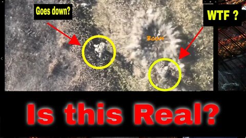 Combat Drone Footage. Clear accurate hits. Is the feature hit real?
