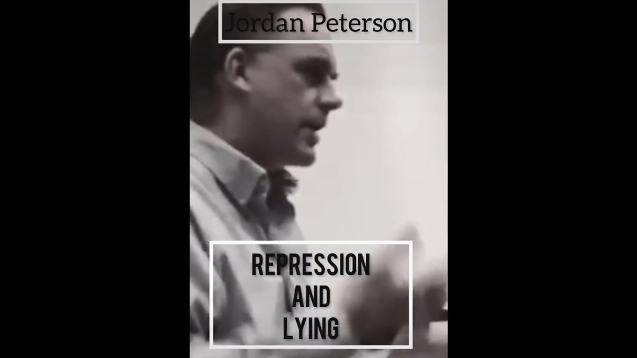 LYING! - Jordan Peterson