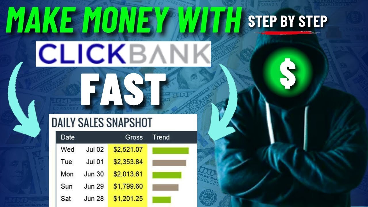 Make +$11,220.00/Month Online AFFILIATE MARKETING | CLICKBANK for Beginners using bidvertiser