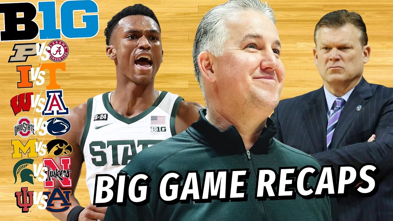 Big Ten Basketball Recap: Edey's Hometown Heroics | MSU vs Nebraska Instant Reaction