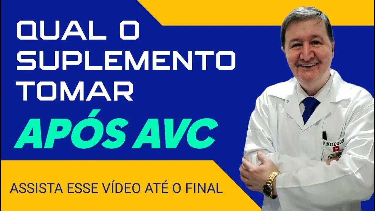 QUAL SUPLEMENTO tomar para quem já teve AVC ou para prevenção de coágulos trombos hipertensão etc