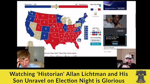 Watching 'Historian' Allan Lichtman and His Son Unravel on Election Night is Glorious