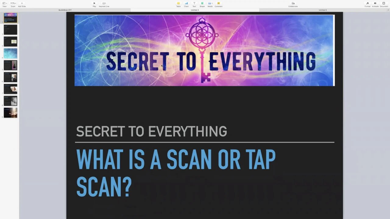 What is a tap scan or scan on secret to everything.com?