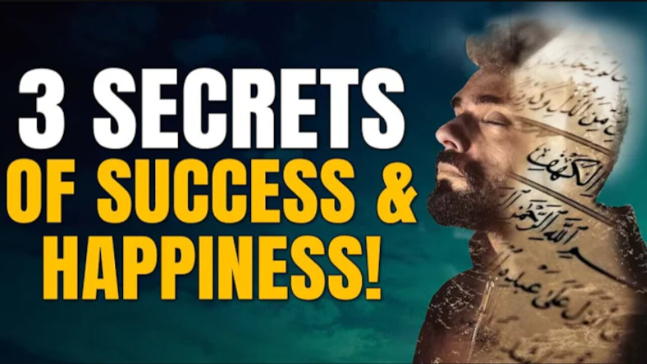 MUHAMMAD (ﷺ) TAUGHT THIS MAN THE 3 SECRETS OF SUCCESS & HAPPINESS! - MUSLIM SUCCESS SERIES