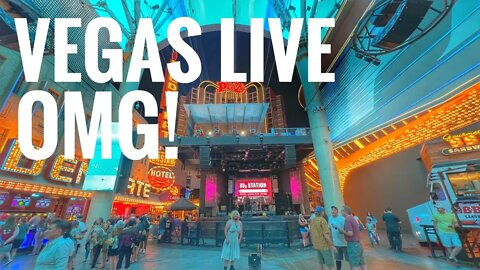 Vegas LIVESTREAM - The BUSIEST Since Shutdown!?! Shaggy Downtown Las Vegas 🎶