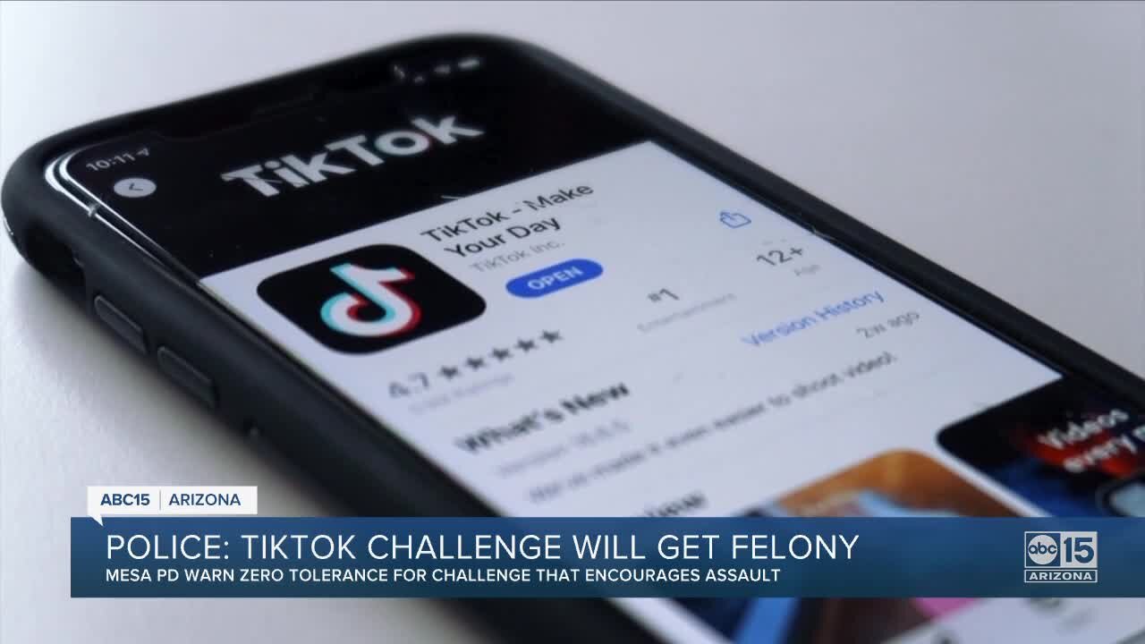 Mesa police warn of new 'smack a staff member' TikTok challenge