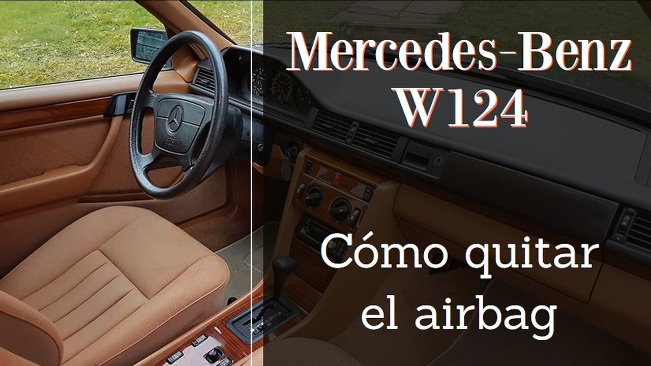 Mercedes Benz W124 - Cómo quitar el airbag tutorial