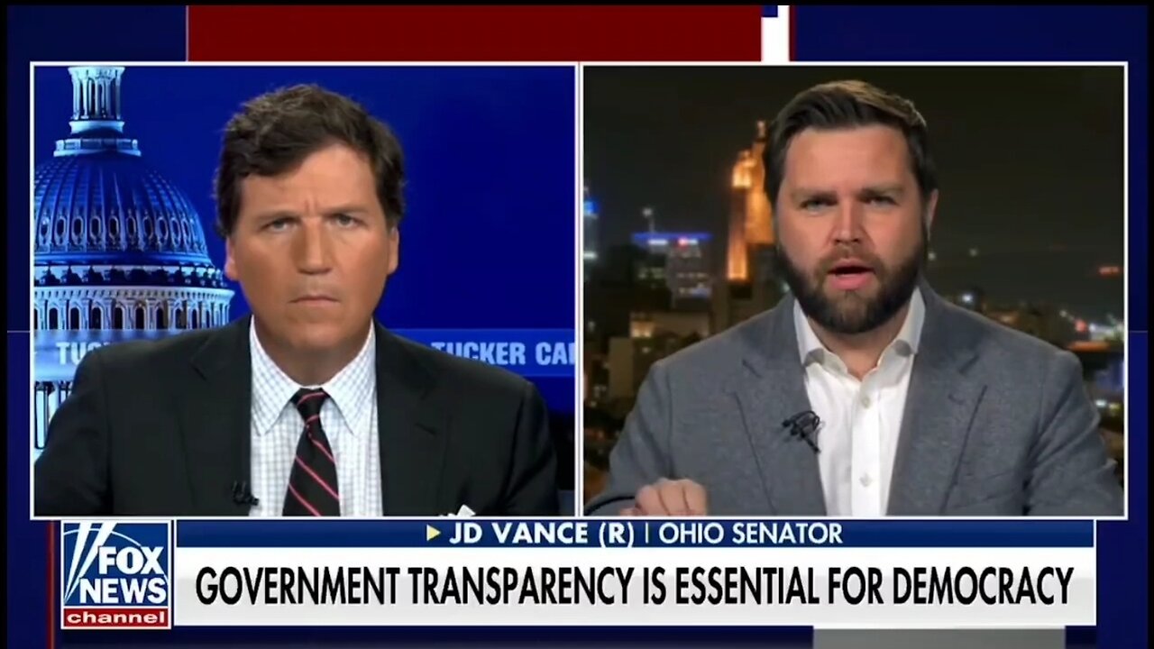 Sen. JD Vance Calls For Oversight On Gov't Spending In Ukraine