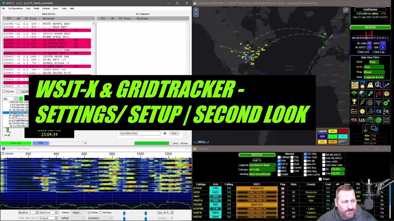 WSJT-X & GRIDTRACKER settings and setup | second look