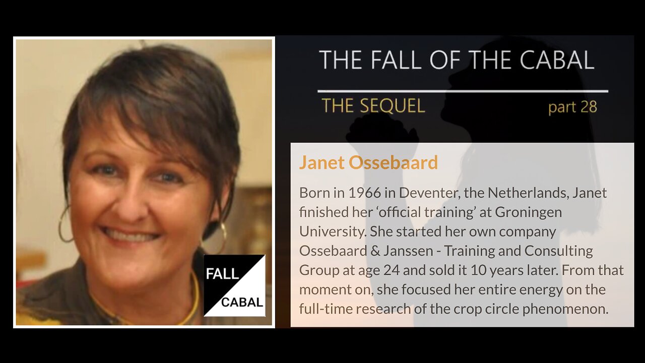 UPDATE: Fall of the Cabal Co-Creator, Janet Ossebaard Missing - Prayers & Support Request