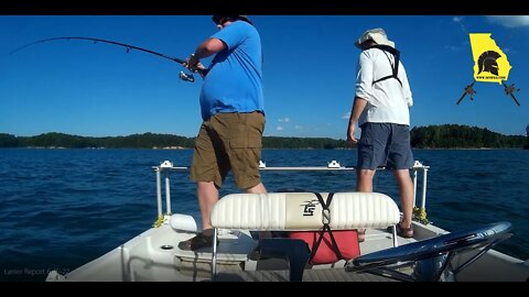 Lanier Report 6-15-22 and my Personal Best striper from June, 2016!