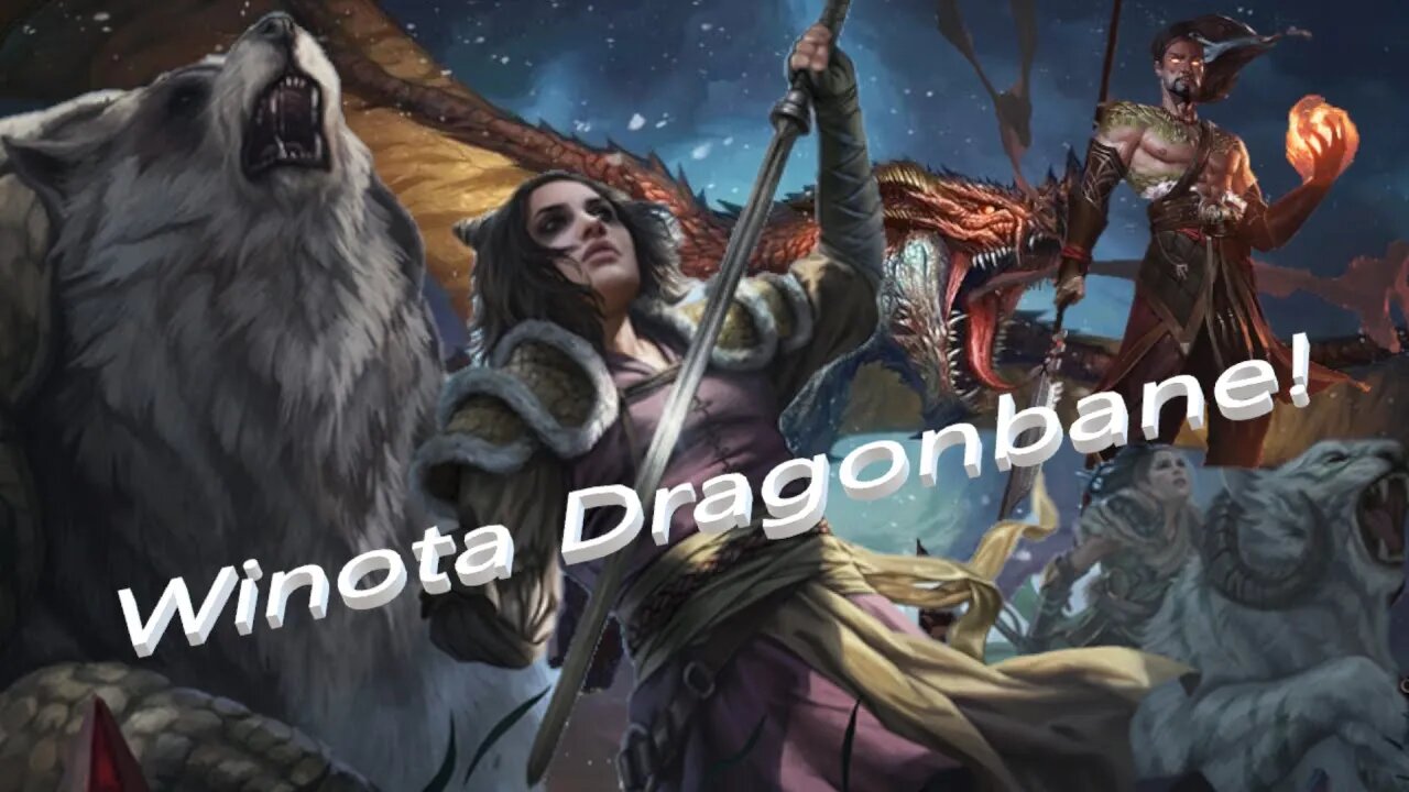 Winota Dragonbane - Magic the Gathering Arena deck and gameplay! TOTALLY BUSTED!