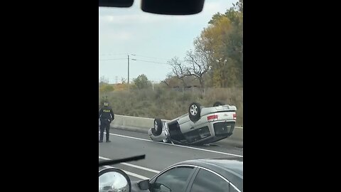 Vehicle Rollover On Highway 401