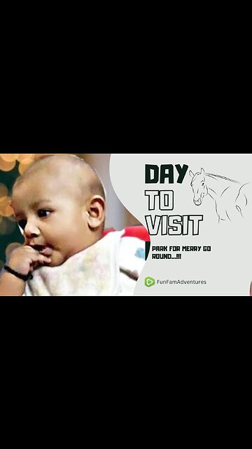 Pure Joy on the Merry-Go-Round 🎠: Toddler's Playground Adventure!