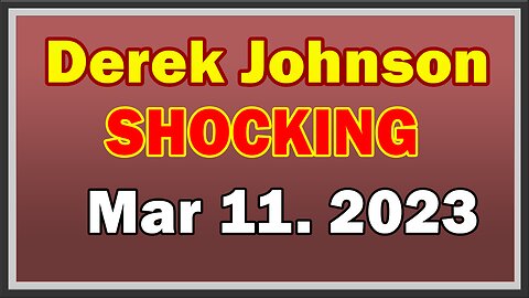 Derek Johnson HUGE Intel: "Watch What Happens Next!?"
