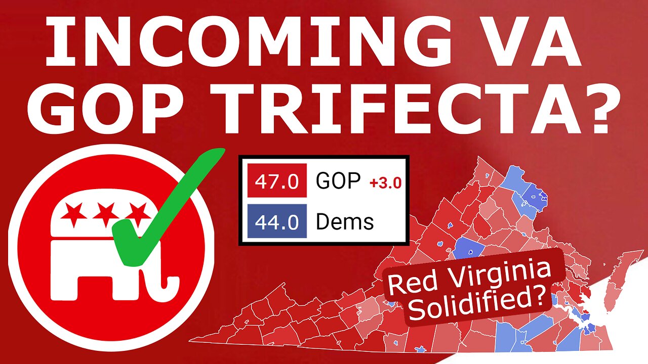 RED VIRGINIA INCOMING! - GOP BEAT Dems at Own Game in Early Vote (So Far), May Flip State Senate