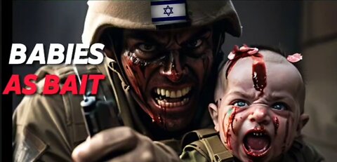 The Jewish Baby killers use babies as Baits