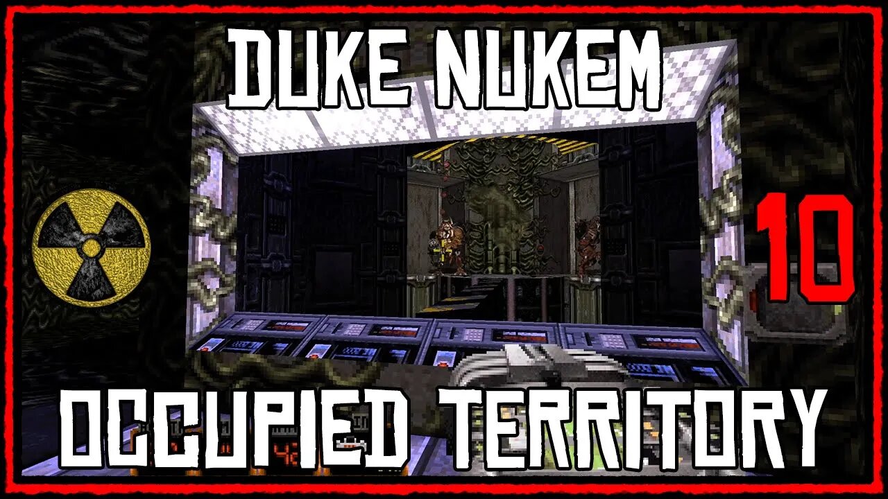 Duke Nukem 3D Playthrough Part 10 - Occupied Territory. PC Gameplay 2020