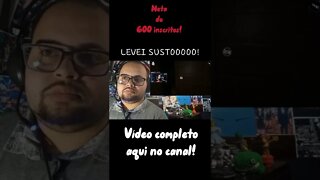 LEVEI UM SUSTO! |PARTE 2| REACT Sustos engraçados nas lives - #shorts