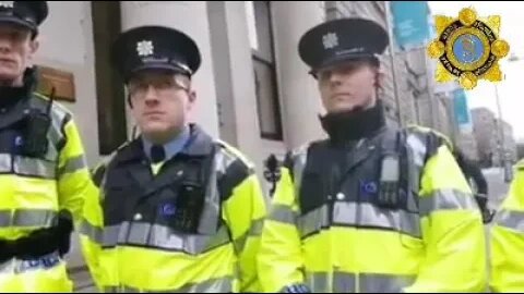 HOMELESSNESS MARCH GARDAI WORKING ON BEHALF OF THE CORRUPTED CORPORATIONS IGNORE THEIR PUBLIC