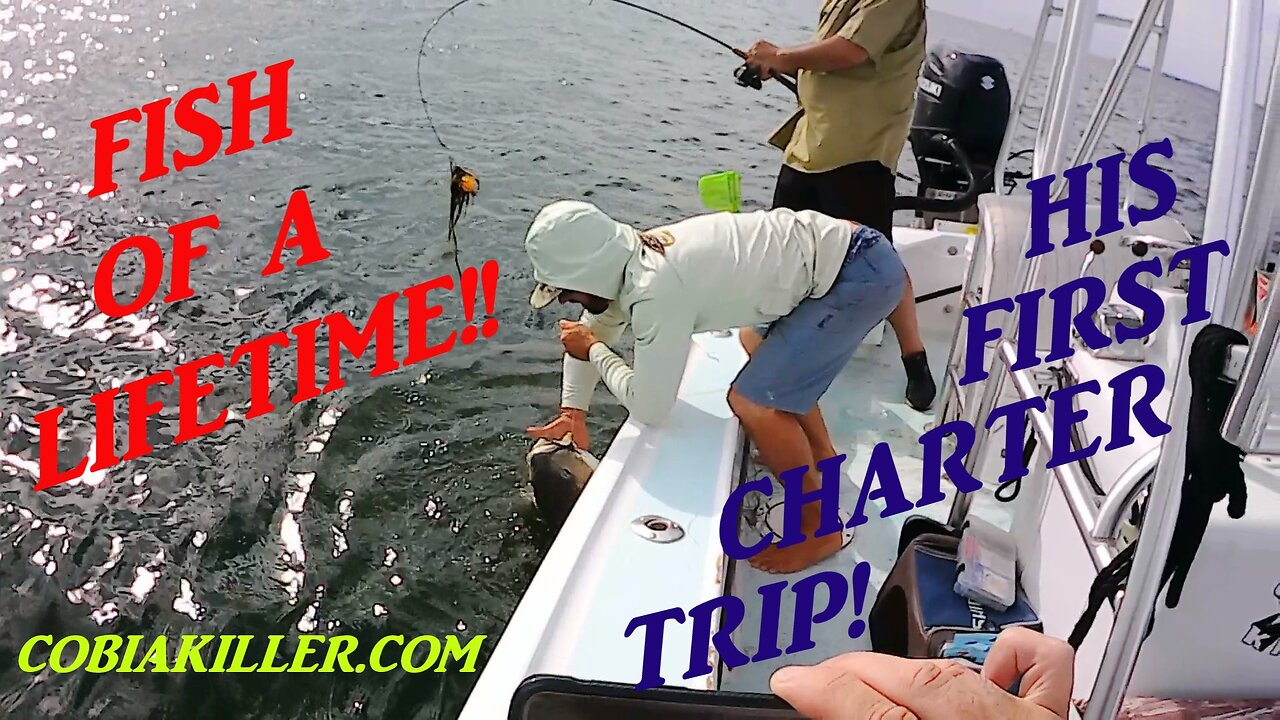 FISH OF A LIFETIME!! OBX! COBIA KILLER!