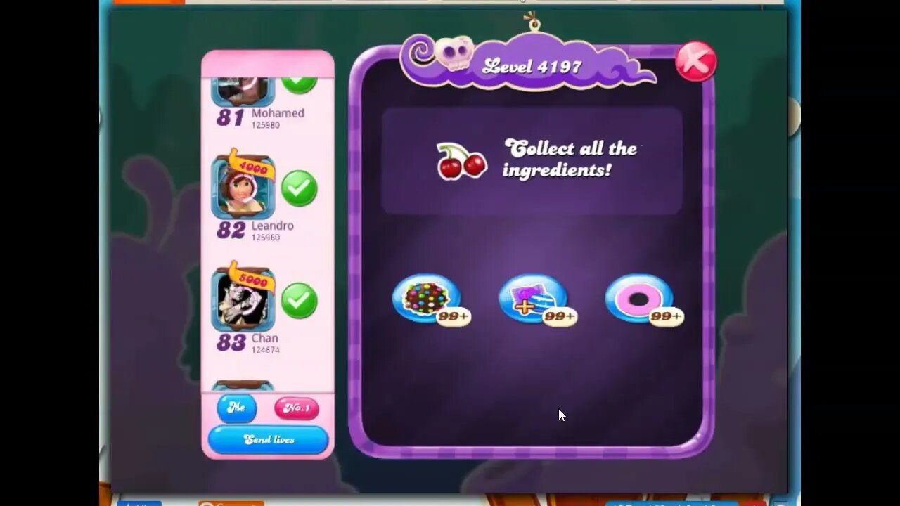 Candy Crush Level 4197 Talkthrough, 16 Moves 0 Boosters