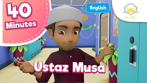 Ustaz Musa | Omar & Hana 40 Minutes Compilation | Islamic Series For Kids | Islamic Lesson