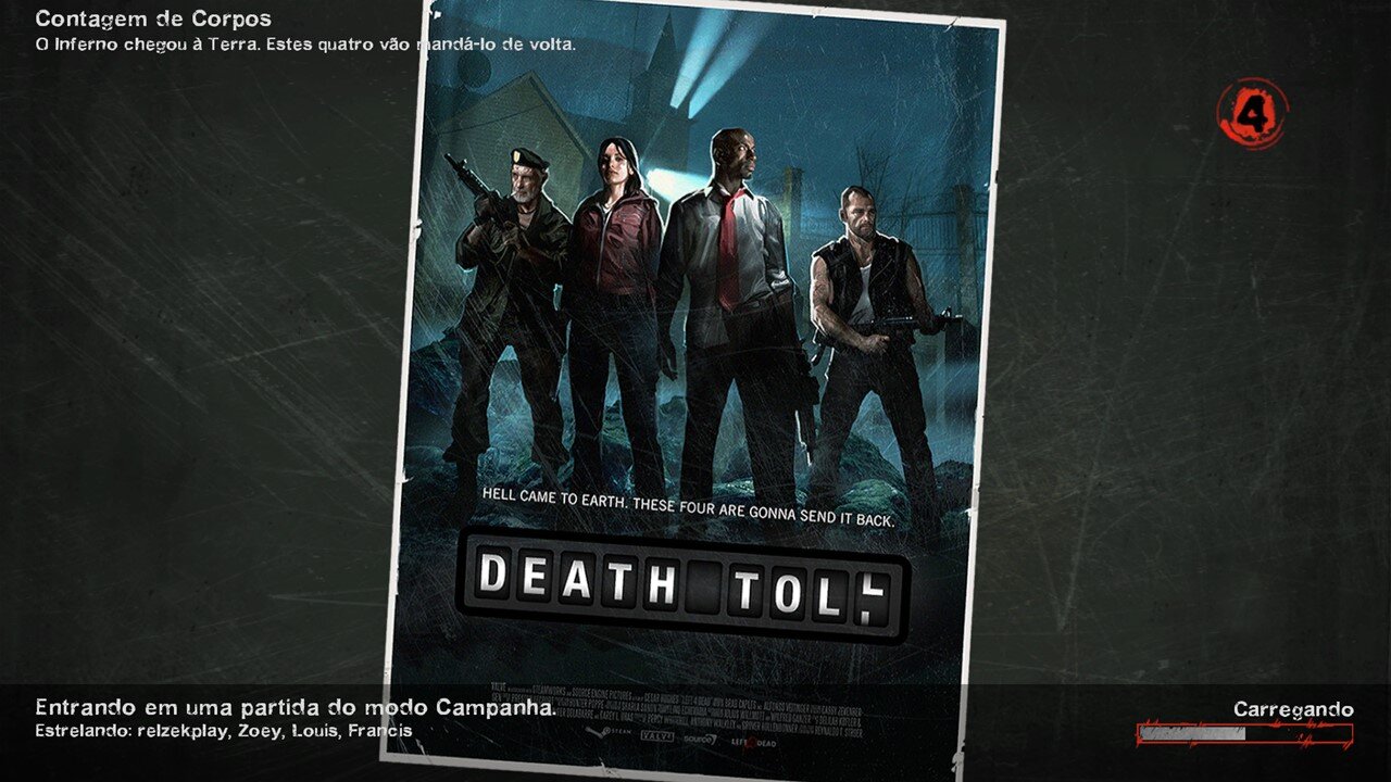 LEFT 4 DEAD 2 - 11/15 - CONTAGEM DE CORPOS | QUEM MATA MAIS?