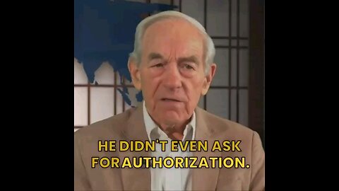 RON Paul Speaks Out Against the Yemen War