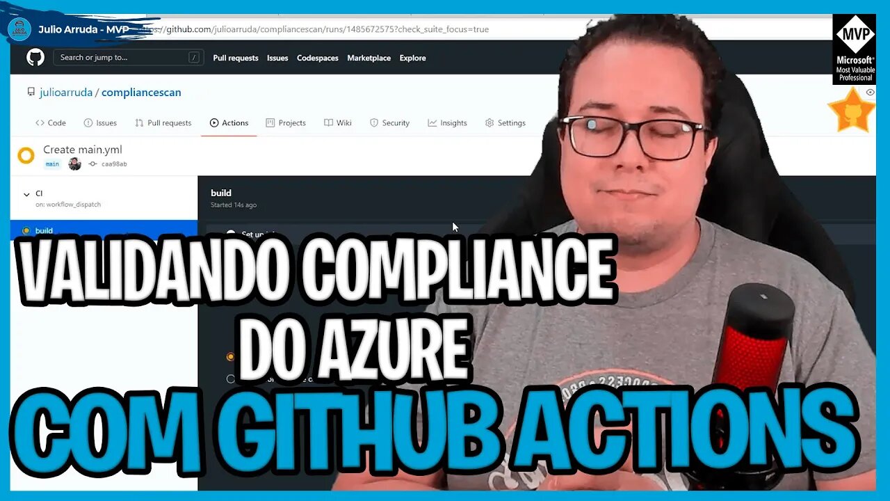 Validando o compliance do Azure com GitHub Actions