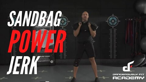 Sandbag Power Jerk (Demonstration)