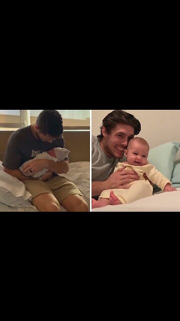 Dad's Heart Melts As He Forms Special Bond With Daughter