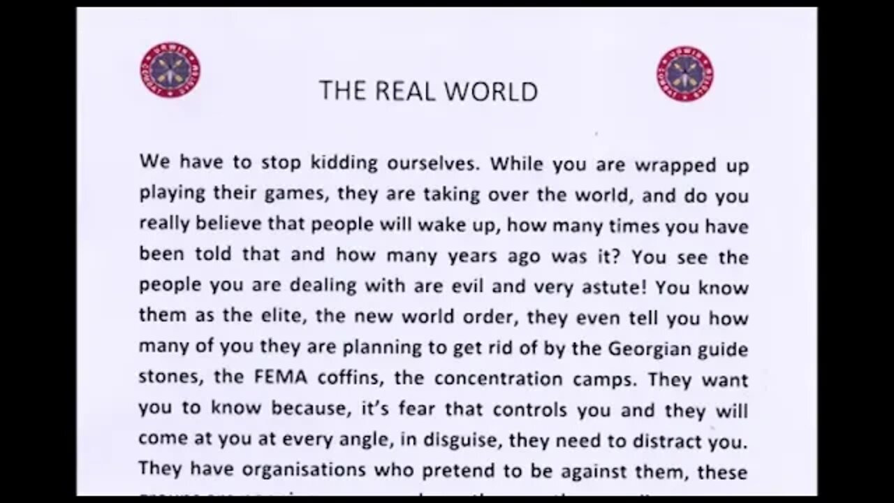 John Urwin The Real World