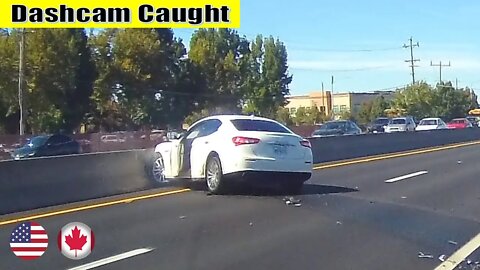 North American Car Driving Fails Compilation - 374 [Dashcam & Crash Compilation]