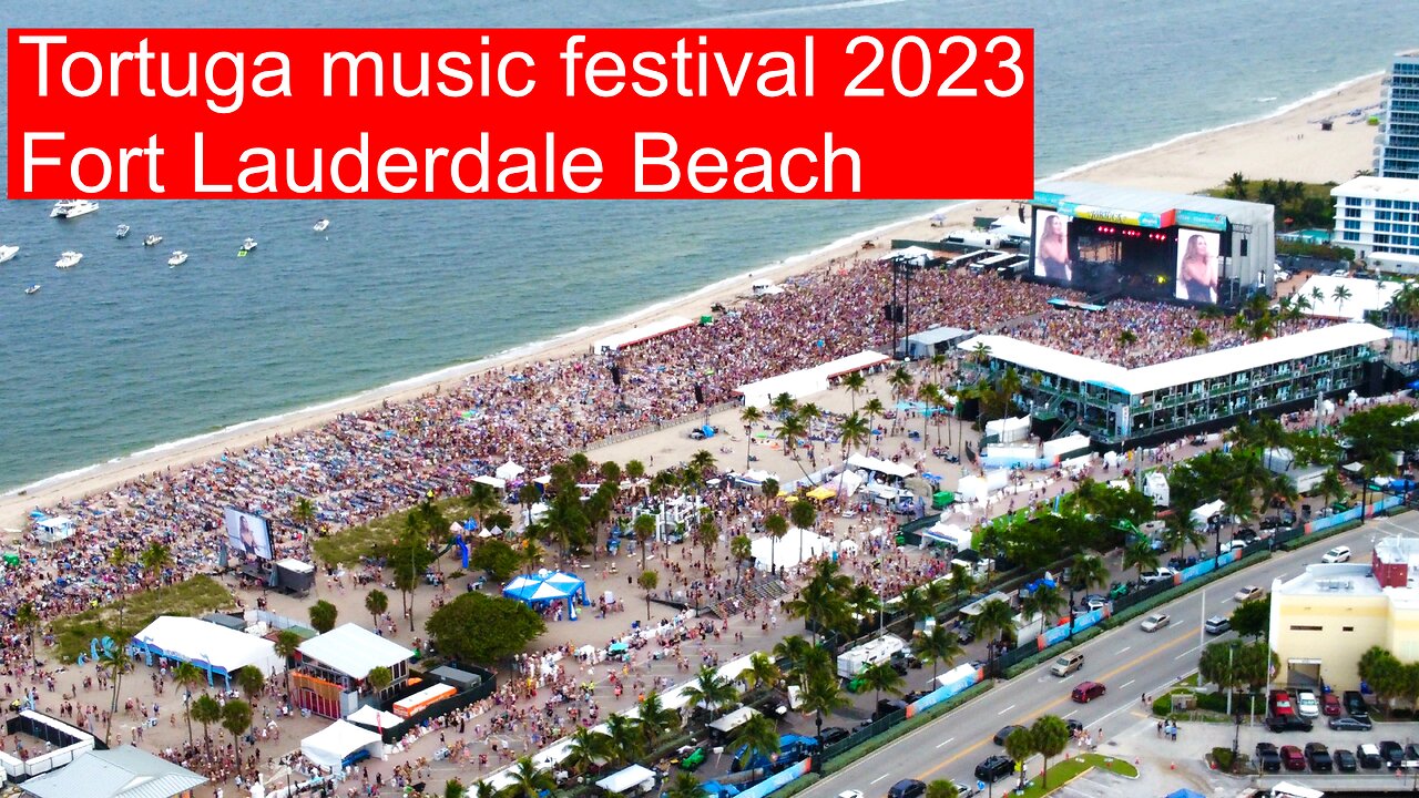 Tortuga music festival 2023 Fort Lauderdale Beach