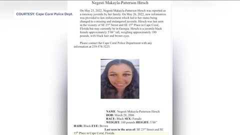 Cape teen may be in Georgia