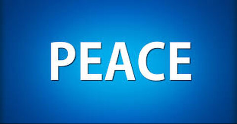 PEACE! Why it's so difficult.