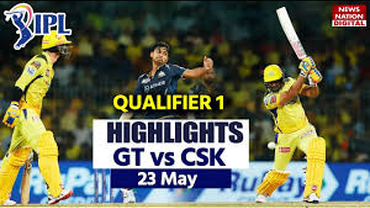 ipl highlights|| csk vs gt || playoff match #ipl2023 #iplhighlights #ipl