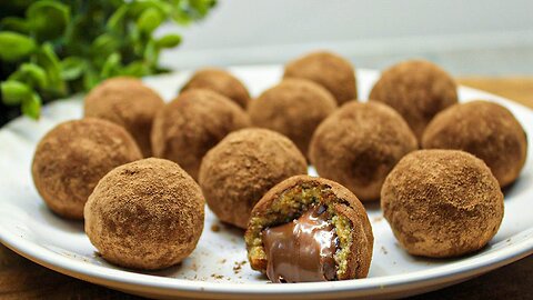 Delicious homemade sweets in 10 minutes - tiramisu truffles.