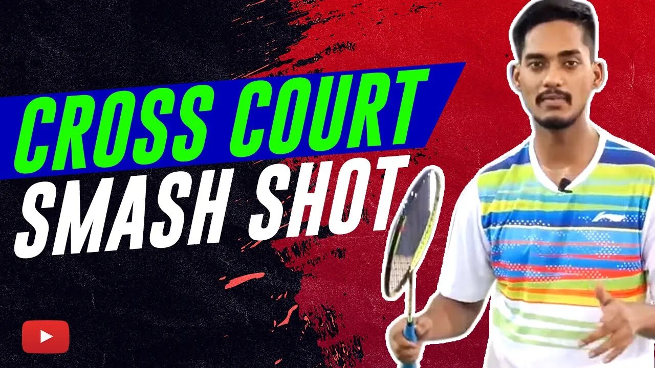 Master the Cross Court Smash Shot featuring Badminton Tutorials (Eng Subs)