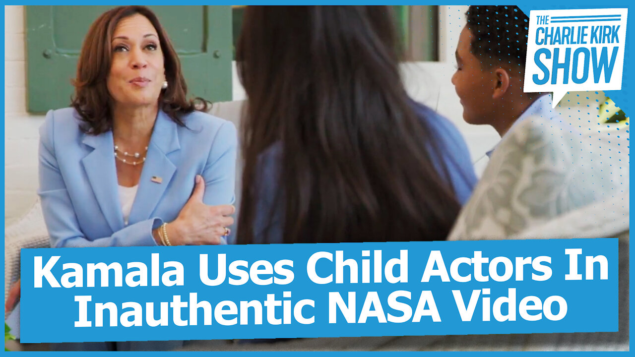 Kamala Uses Child Actors In Inauthentic NASA Video