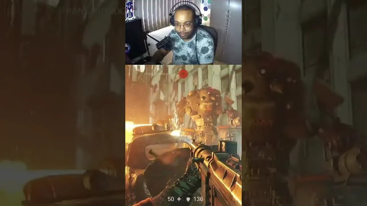 ATIRA, MAS CORRE | WOLFENSTEIN 2 #Shorts