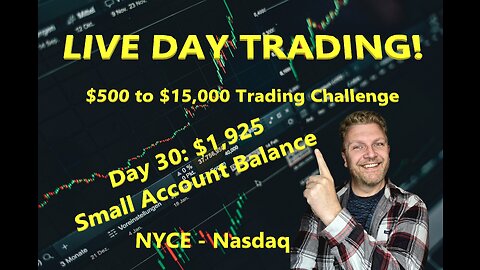 LIVE DAY TRADING | $500 Small Account Challenge Day 30 ($1,925) | S&P 500, NASDAQ, NYSE |