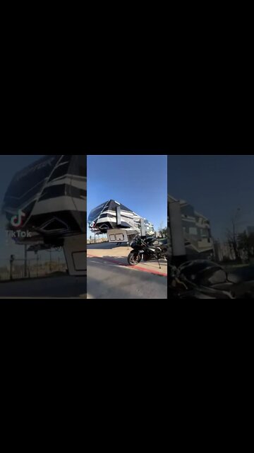 This Toy Hauler RV is BEAUTIFUL! 2022 Keystone Raptor 415 #shorts #rv